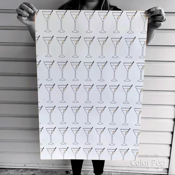 Martini wrapping paper - Picture 5 of 7